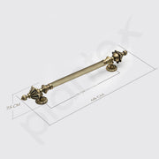 Plantex Door Handle/Main Door Handle/18 inch Pull-Push Handle/Door Handle for Home/Office/Hotel - Pack of 2 (S-136, Brass Antique)