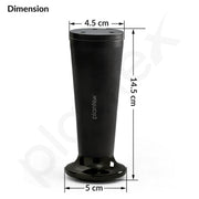 Plantex 6 Inch Sofa Leg for Bed Furniture/Aluminium Sofa Leg for Table/Support Legs/Furniture Leg - Pair of 3 (6 Piece) (DTS-87, Black)