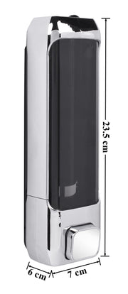 Plantex ABS Plastic Multipurpose Soap Handwash Dispenser for Shampoo & Body Lotion - Ideal for Hospitals, Hotels, Restaurants, Offices, Bathroom & Toilet (Chrome)