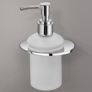 Plantex Fully Brass Smero Liquid Soap Dispenser/Hand Wash Dispenser/Shampoo Dispenser/Bathroom Accessories - Chrome (AQ-8136)