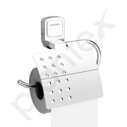 Plantex Toilet Paper Holder for Bathroom/304 Grade Stainless Steel Tissue Paper Roll Holder/Bathroom Accessories - Pack of 1 (Hexa, Chrome)