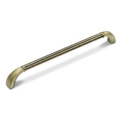 Plantex Cabinet Handle/224mm Handle for Drawer/Wardrobe/Kitchen Handle/Pull-Push Handle for Home/Office - Pack of 1 (Brass Antique)