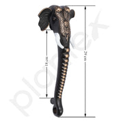 Plantex Heavy Duty Door Handle/11-inches Ganesha Main Door Handle/Door Pull Push Handle/Door & Home Decor - Pack of 1 (Copper Antique Finish) - 3 Years Warranty