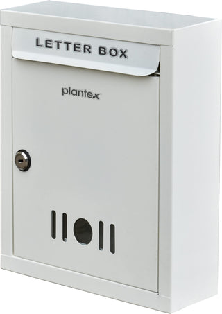 Plantex A4 Size Letter Box - Mail Box/Post Box/Letter Box for Home gate/Suggestion Box for Office- School/Complaint Box/Donation Box with Lock and Keys (Ivory) - Wall Mount