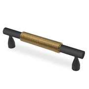 Plantex Cabinet Handle/96mm Handle for Cabinet/Wardrobe/Kitchen Handle/Door Pull-Push Handle for Home/Office - Pack of 1 (Brass Antique)
