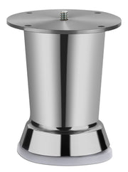 plantex Heavy Duty Stainless Steel 4 inch Sofa Leg/Bed Furniture Leg Pair for Home/Furniture Legs for Table/Support Legs/Sofa Furniture Leg (Chrome) Set of 4 Pcs