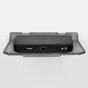 Plantex ABS Plastic Set Up Box Stand/Setup Box for Wall/Wi-Fi Router/Blu Ray Player Stand Wall Mount â€“ (10 x 7 inch, Transparent) â€“ Set of 1