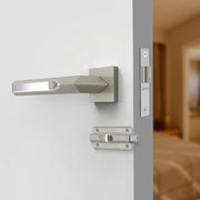 Plantex Heavy Duty Door Lock for Bathroom/Balcony/Office with Baby Latch/Mortise keyless Door Lock (7082 – Satin White & Chrome Finish)