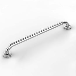 Plantex 24 Inch Handle for Bathroom Support/Anti-Slip Shower Grab Bar - Stainless Steel Bathroom Handrail (Chrome)
