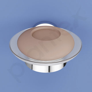 Plantex Pure Brass Soap Dish for Bathroom/Soap Stand for Washbasin/Soap Holder/Case/Bathroom Accessories - (Smero, Chrome)