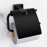 Plantex 304 Grade Stainless Toilet Paper Holder/Toilet Roll Holder/Bathroom Toilet Paper Holder/Bathroom Accessories - Splash (Black)