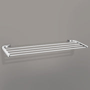 Plantex Smero Pure Brass Towel Hanger for Bathroom/Towel Hanger/Towel Rack/Bathroom Towel Hanger/Bathroom Accessories - Aqua(Chrome)
