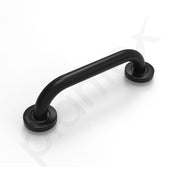 Plantex 11 Inch Stainless Steel Grab Bar for Toilet/Safety Support for Senior Citizens/Secure Bathroom Handrail/Bathroom Accessories (Black)