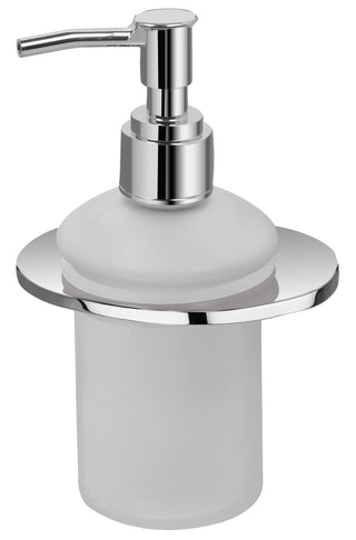 Plantex Fully Brass Smero Liquid Soap Dispenser/Hand Wash Dispenser/Shampoo Dispenser/Bathroom Accessories - Chrome (AQ-8136)