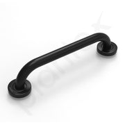 Plantex 14 Inch Stainless Steel Grab Bar for Toilet/Safety Support for Senior Citizens/Secure Bathroom Handrail/Bathroom Accessories (Black)