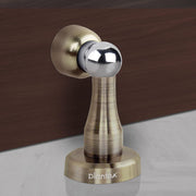 Plantex Door Stopper Magnetic/Stainless Steel 360 Degree Magnet Door Stopper for Home/Office/Hotel to Hold Door - Pack of 2 (Brass Antique Finish)