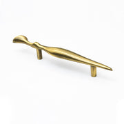 Plantex Cabinet Handle/96mm Handle for Cabinet/Wardrobe Handle/Door Pull-Push Handle for Home/Office - Pack of 1 (Brass Antique)