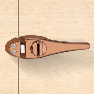 Plantex Door Lock/2in1 Baby Latch with Door Handle for Bathroom/Bedroom Door(Rose Gold) - Pack of 1