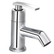 Plantex Pure Brass Pillar Tap for Wash Basin with Water Saving Aerator/Tabletop Basin Tap/7 Year Warranty (COL-1003-Mirror Chrome)