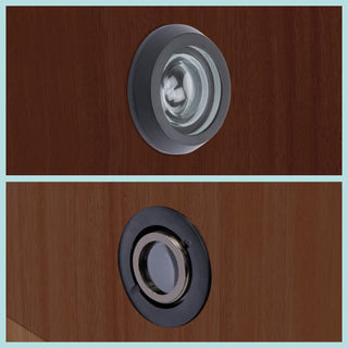 Plantex Door Eye/Eye Hole for Main Door/Door Eye Viewer/Eye Viewer for Safe Secure Home/Office/Hotel - (Black)