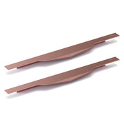 Plantex Profile Handle for Kitchen Cabinet/12 Inch Aluminium Drawer Profile Handle/Wardrobe Pull Handle for Home/Office/Hotel - Pack of 2 (Rose Gold)