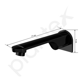 Plantex Pure Brass Bath Tub Spout/Single Lever Spout/High Flow Tap for Bathroom/Kitchen – (Black)