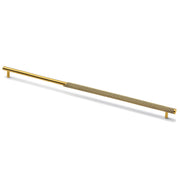 Plantex Stainless Steel & Aluminium Cabinet Handle/450mm Wardrobe Door Handle/Cupboard Pull-Push Handles for Home/Office - Pack of 1 (Brass Antique & Gold)