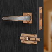 Plantex Heavy Duty Door Lock for Bathroom and Balcony/Mortise Keyless Door Lock for Home/Store Room/Balcony/Office with Baby Latch (7091 ÃƒÂ¢Ã¢â€šÂ¬Ã¢â‚¬Å“ PVD Choco & Satin Black Matt)