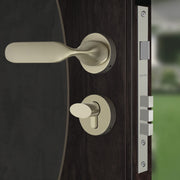 Plantex Main Door Lock/Mortise Lock for Door with 3 Years of Warranty - Robust Door Lock for Home with Brass Lock Body & Cylinder(7106 - Satin White)