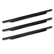 Plantex Profile Handle for Kitchen Cabinet/26 Inch Alluminium Drawer Profile Handle/Wardrobe Pull Handle for Home/Office/Hotel - Pack of 3 (Black)