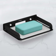 Plantex Soap Holder for Bathroom/Stainless Steel Soap Case/Soap Stand/Bathroom Accessories - Pack of 1 (Black)