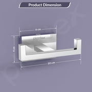 Plantex 304 Grade Stainless Steel Robe Hook/Cloth Hanger/Robe Hooks for Bathroom/Hooks for Wall/Bathroom Accessories - Chrome (Benz)