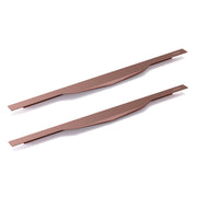 Plantex Profile Handle for Kitchen Cabinet/18 Inch Aluminium Drawer Profile Handle/Wardrobe Pull Handle for Home/Office/Hotel - Pack of 2 (Rose Gold)