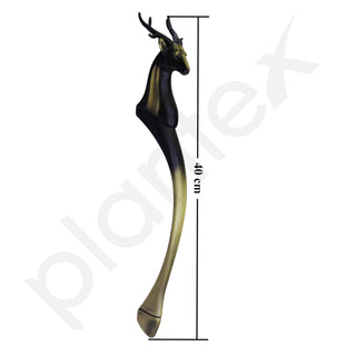 Plantex 16-inches Door Handle for Main Door/Heavy Duty Deer Shape Handles/Pull Push Antique Door Handle for Home/Hotel/Office- Pack of 1 (285-Brass Antique) - 3 Years Warranty