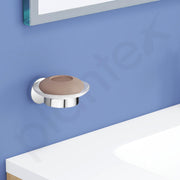 Plantex Pure Brass Soap Dish for Bathroom/Soap Stand for Washbasin/Soap Holder/Case/Bathroom Accessories - (Smero, Chrome)