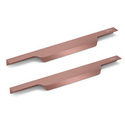 Plantex Profile Handle for Kitchen Cabinet/12 Inch Alluminium Drawer Profile Handle/Wardrobe Pull Handle for Home/Office/Hotel - Pack of 2 (Rose Gold)