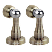 Plantex Door Stopper Magnetic/Stainless Steel 360 Degree Magnet Door Stopper for Home/Office/Hotel to Hold Door - Pack of 2 (Brass Antique Finish)