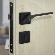 Plantex Triple Security Door Lock for Home/Main Door Lock Set with 3 Years of Warranty/Mortise Locks for Door with Brass Body & Cylinder (7058 â€“ Black)