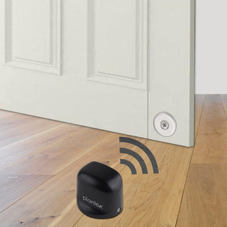 Plantex Heavy Duty Door Magnet Stopper/Door Catch Holder for Home/Office/Hotel, Floor Mounted Soft-Catcher to Hold Wooden/Glass/PVC Door - Pack of 10 (193 - Black)