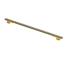 Plantex Cabinet Handle/450mm Handle for Cabinet/Door Pull-Push Handle for Home/Office/Hotel - Pack of 1 (Brass Antique & Gold)