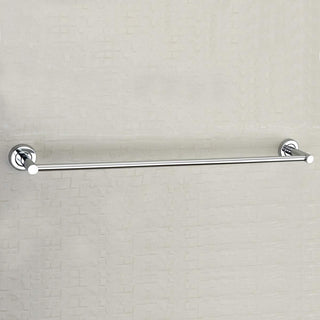 Plantex Stainless Steel Heavy Single Towel Rod/Towel Hanger for Bathroom/Towel Bar/Stand/Bathroom Accessories (24 Inch - Chrome Finish) - Pack of 3