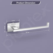 Plantex 304 Grade Stainless Steel Toilet Paper Roll Holder for Bathroom/Tissue Paper Holder Stand for Washroom/Bathroom Accessories - Benz (Chrome)
