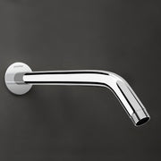 Plantex 11-Inch Round Bend Shower Arm for Overhead Shower/Stainless Steel Shower Pipe/Wall Mount Bathroom Fitting with Â½-Inch Thread - Pack of 1 (Chrome)