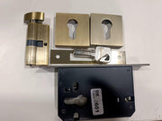 Plantex Dead Lock for Main Door/Lock with Brass 70mm Cylinder with Lock Body and 3 Computerized Keys - Pack of 1 (Brass Antique)