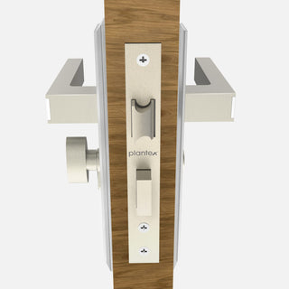 Plantex Heavy Duty Door Lock - Main Door Lock Set with 3 Keys/Mortise Door Lock for Home/Office/Hotel (8081 - Chrome & Matt)