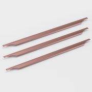 Plantex Profile Handle for Kitchen Cabinet/34 Inch Alluminium Drawer Profile Handle/Wardrobe Pull Handle for Home/Office/Hotel - Pack of 3 (Rose Gold)