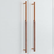 Plantex Stainless Steel & Aluminium Cabinet Handle/450mm Wardrobe Handle for Home/Cupboard Door Pull-Push Handles for Office - Pack of 2 (Rose Gold)