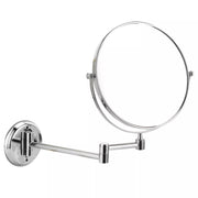 Plantex Premium Brass Magnifying Mirror/Two-Sided 360Ãƒâ€šÃ‚Â° Swivel Shaving Mirror with 5x/1x Magnification/Vanity Mirror for Bathroom (8 Inches-Chrome/Wall Mount)