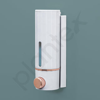 Plantex Soap Dispenser for Bathroom/ABS Shampoo Dispenser/Handwash Dispenser/Soap Dispenser for Washbasin/Bathroom Accessories - Pack of 1 (White)