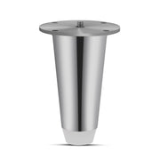 Plantex Luxury Steel Sofa Legs - 4 Inch Chrome Furniture Legs Set of 10 Pieces
